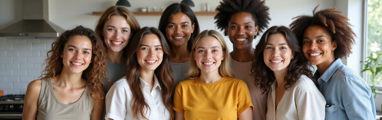 Diverse persone felici e in salute che celebrano i loro successi nutrizionali